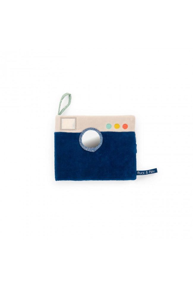 Baby-fotoalbum van stof Puce & Pilou van Moulin Roty | Kids Conceptstore Le Fanfare