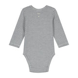 Baby Longsleeve Onesie | Blue Gray - Cream van Gray Label | Kids Conceptstore Le Fanfare