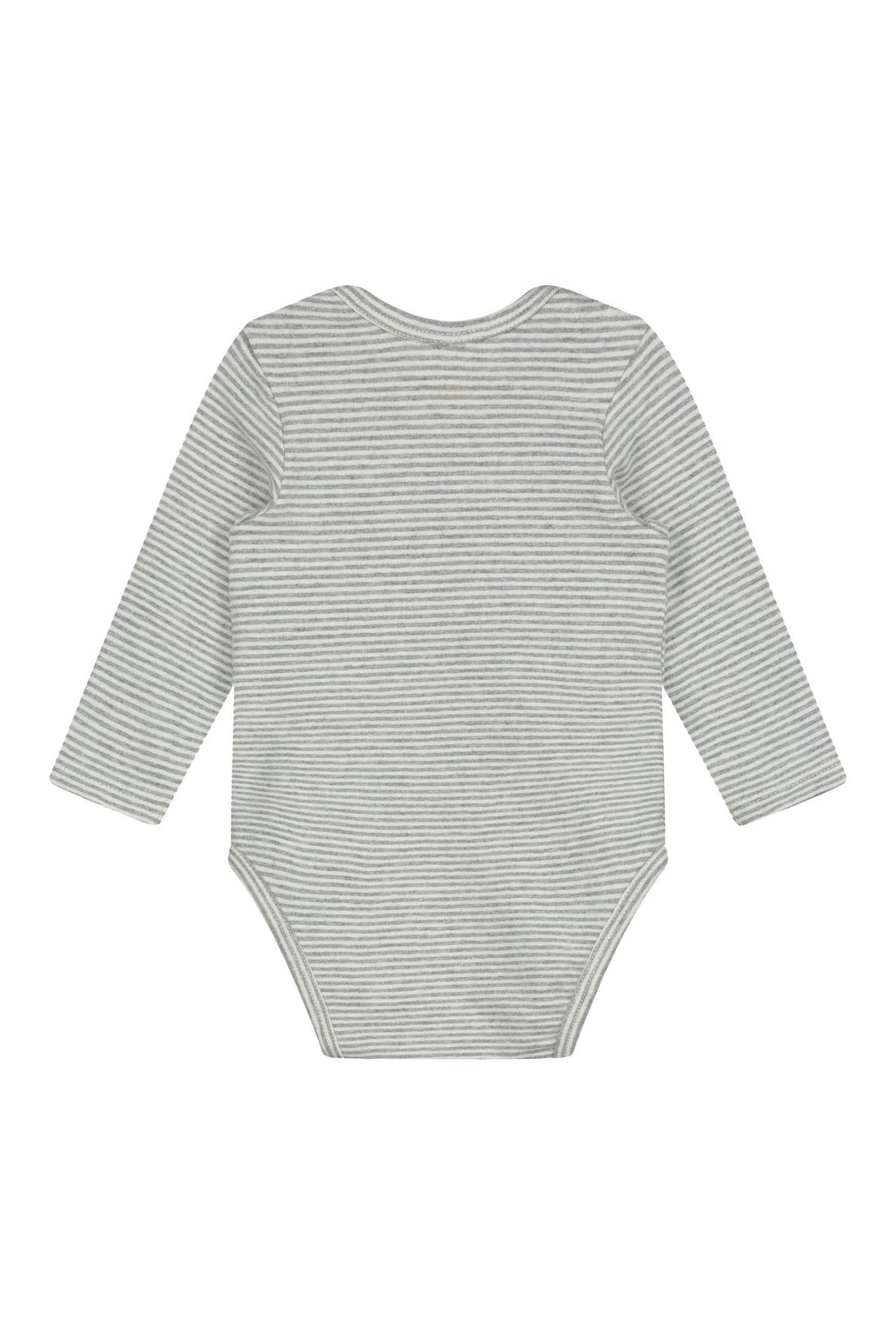 Baby Longsleeve Onesie | Gray Melange - Cream van Gray Label | Kids Conceptstore Le Fanfare