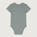 Baby Onesie | Blue Gray - Cream van Gray Label | Kids Conceptstore Le Fanfare