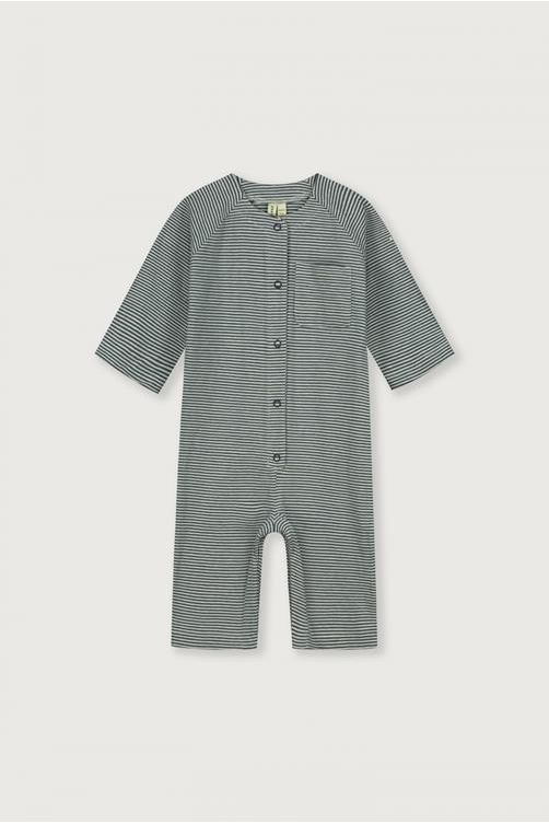 Baby Overall | Blue Grey - Cream van Gray Label | Kids Conceptstore Le Fanfare