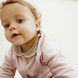 Baby Raglan Cardigan | Faded Pink van Gray Label | Kids Conceptstore Le Fanfare