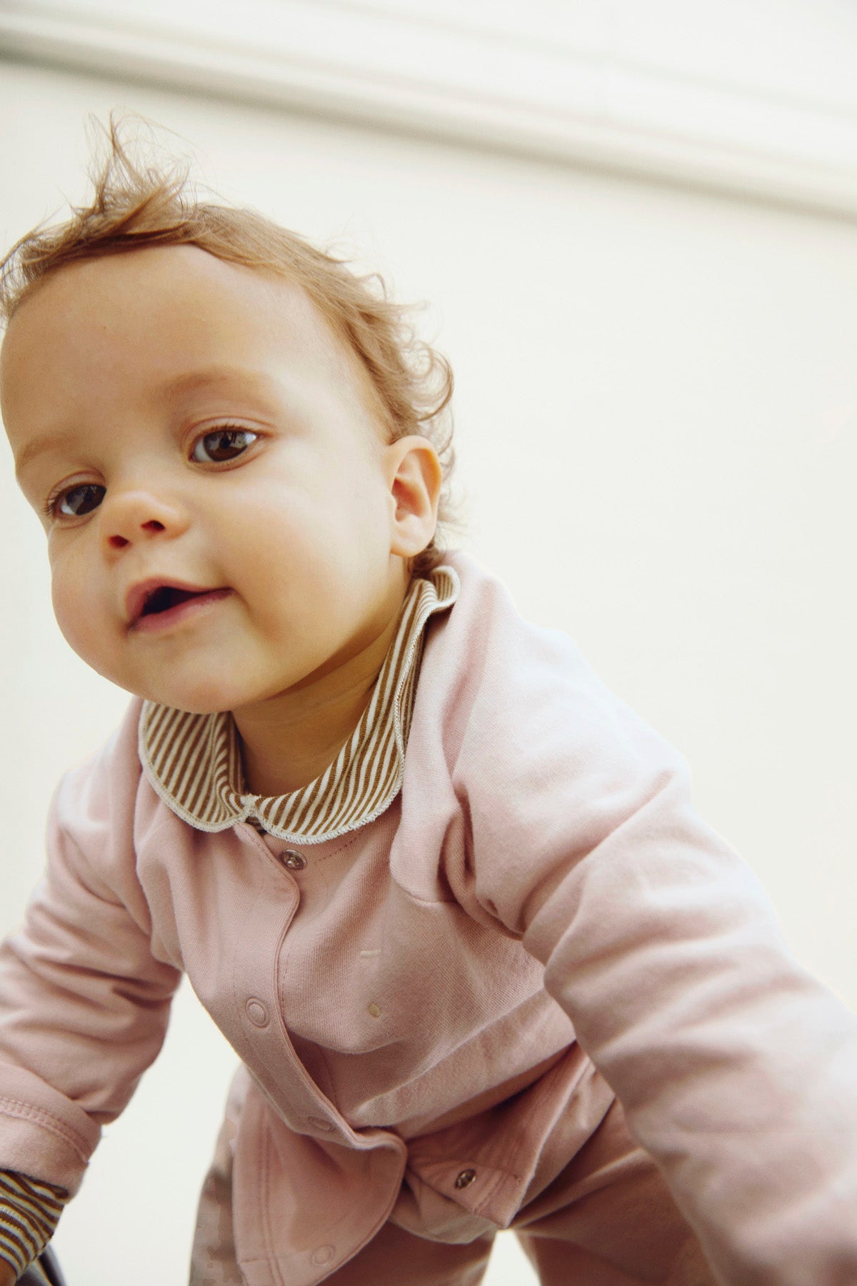 Baby Raglan Cardigan | Faded Pink van Gray Label | Kids Conceptstore Le Fanfare