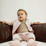 Baby Raglan Cardigan | Faded Pink van Gray Label | Kids Conceptstore Le Fanfare