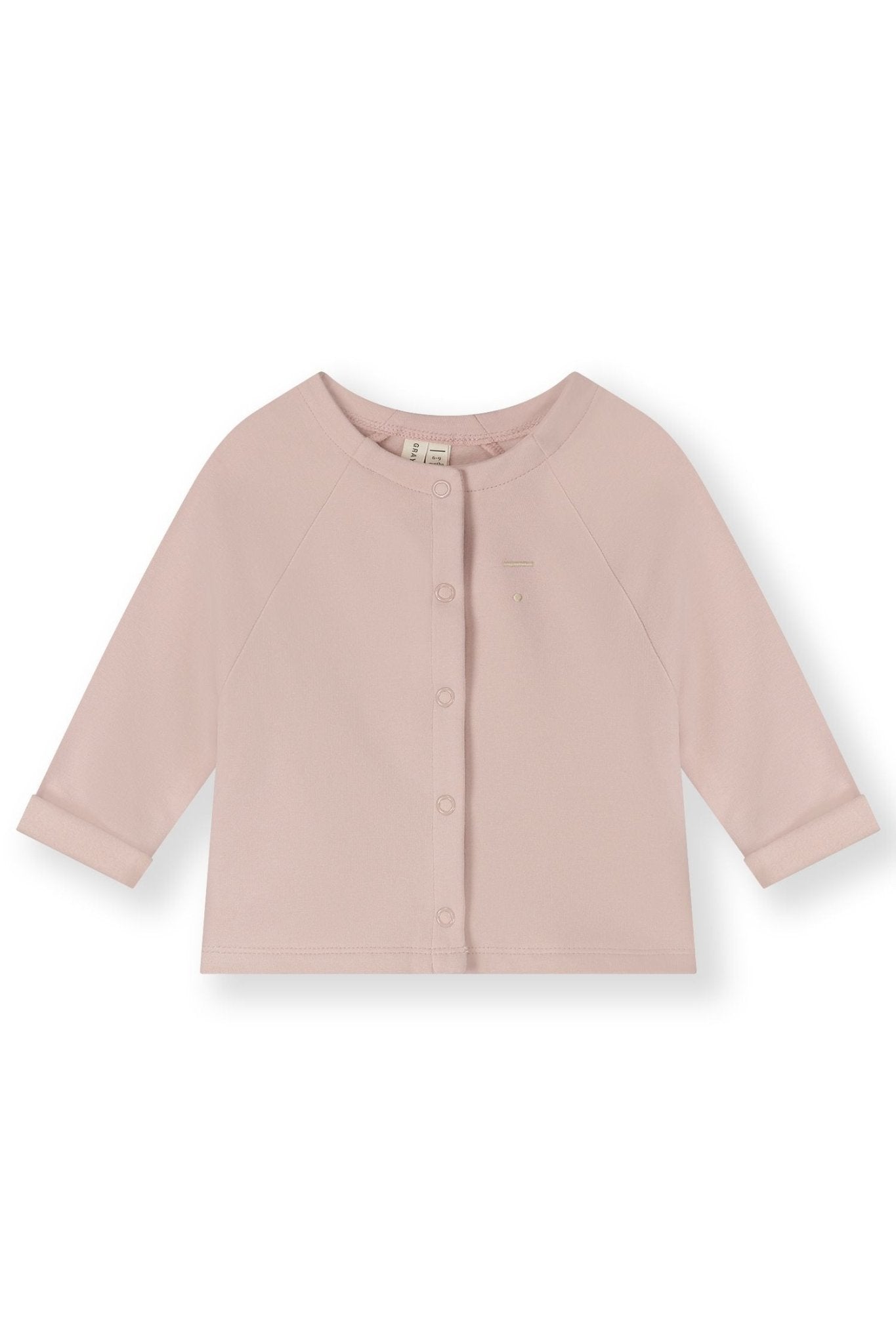 Baby Raglan Cardigan | Faded Pink van Gray Label | Kids Conceptstore Le Fanfare