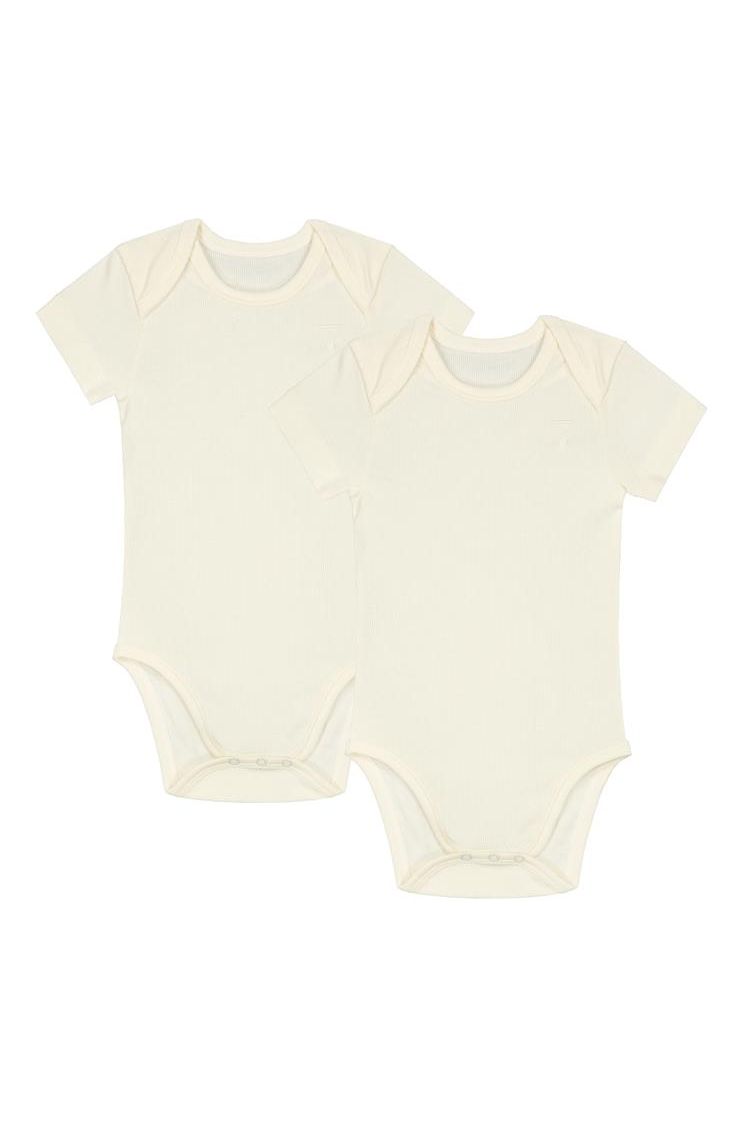 Baby Shortsleeve Body | Cream van Gray Label | Kids Conceptstore Le Fanfare
