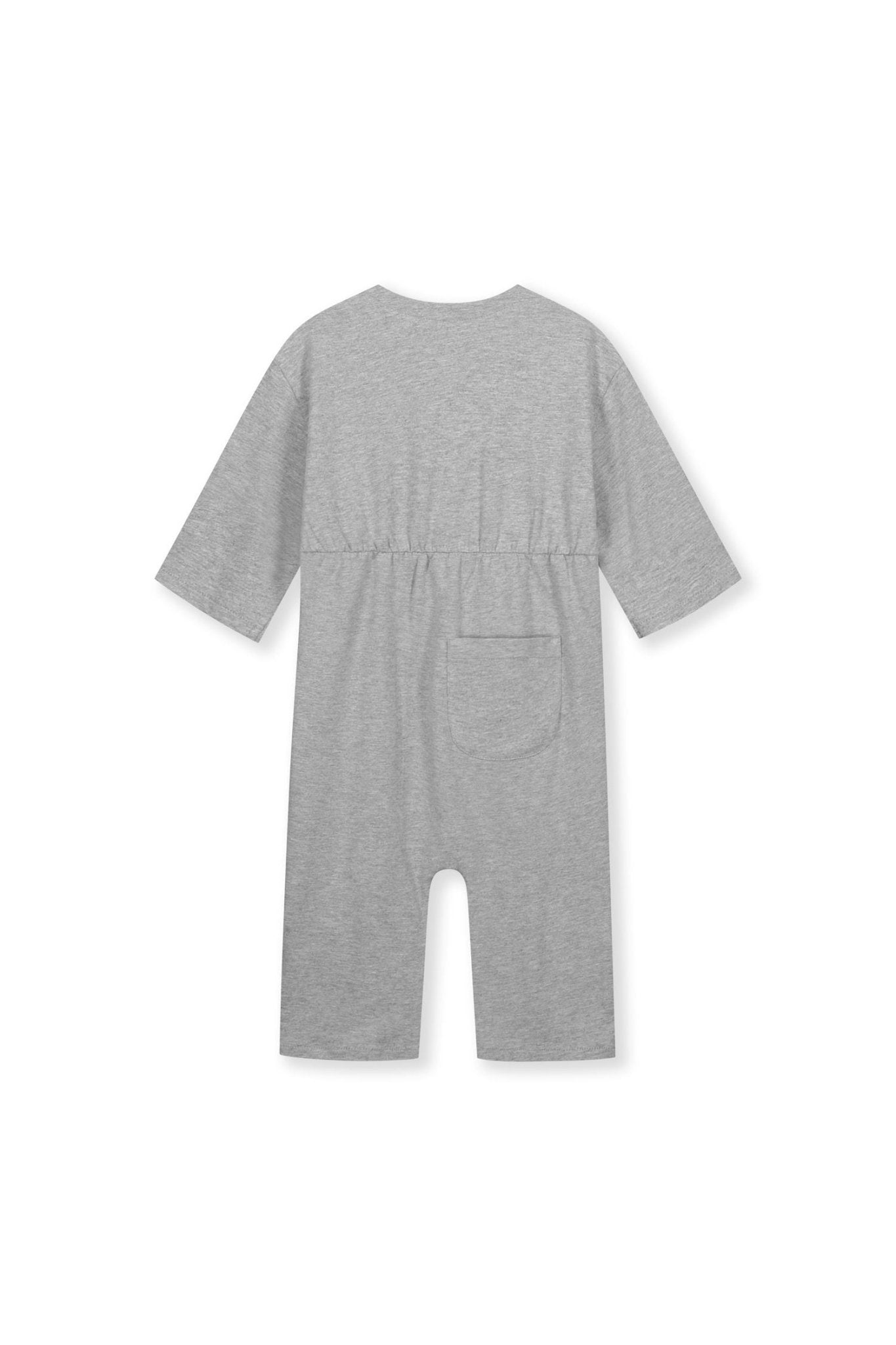 Baby Suit with Back Seam | Grey Melange van Gray Label | Kids Conceptstore Le Fanfare