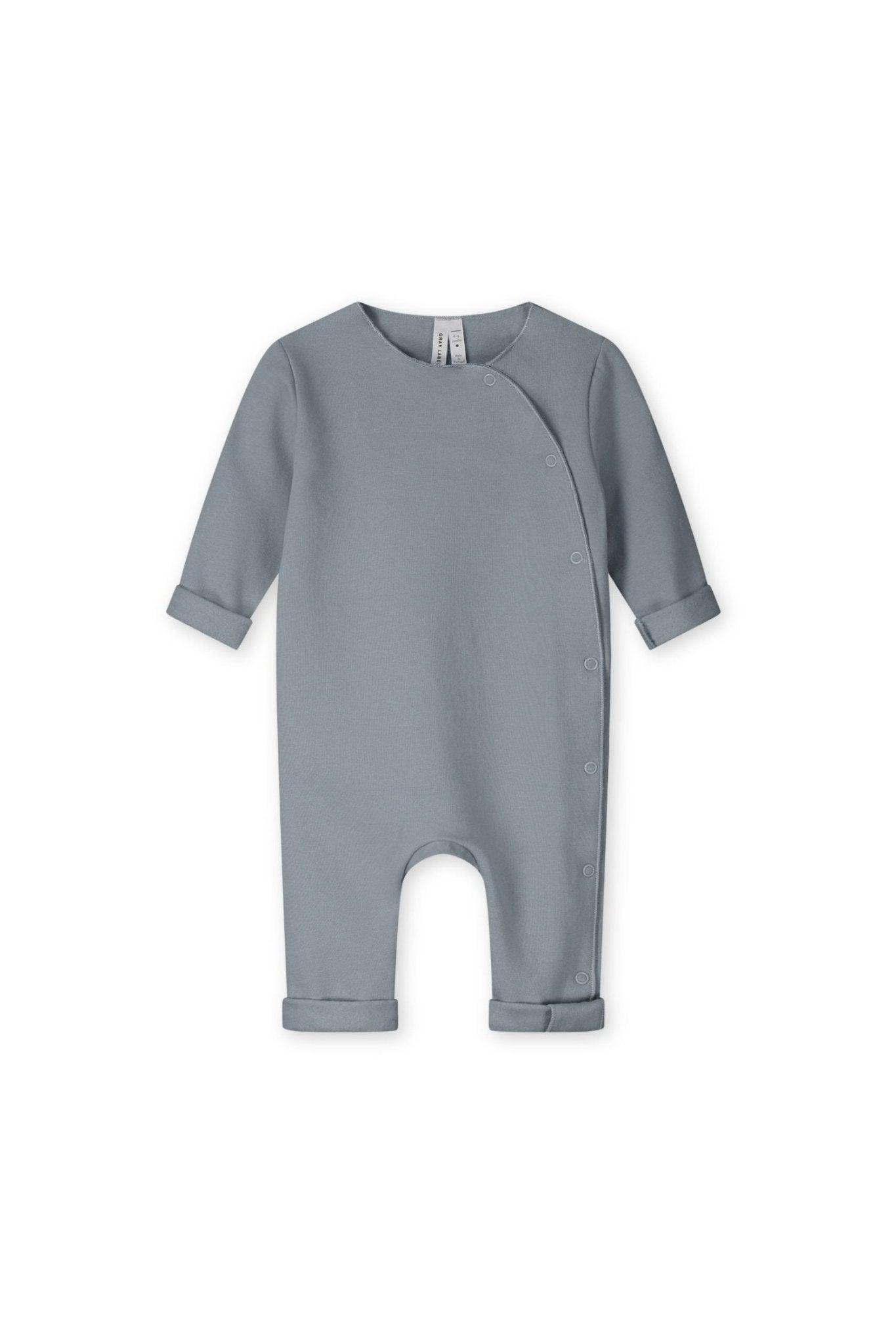 Baby Suit with Snaps | Stone Gray van Gray Label | Kids Conceptstore Le Fanfare