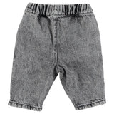 Baby trousers - Washed black denim van Piupiuchick | Kids Conceptstore Le Fanfare
