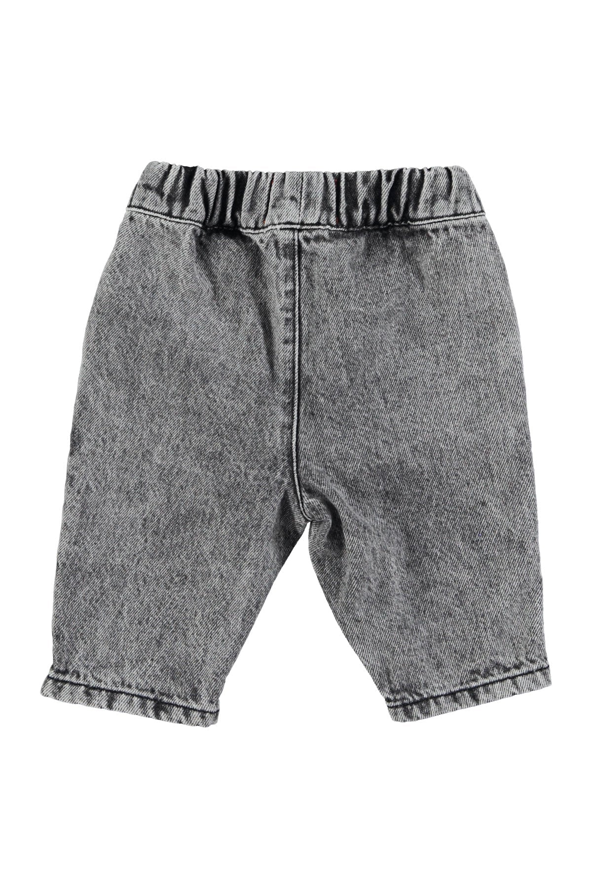 Baby trousers - Washed black denim van Piupiuchick | Kids Conceptstore Le Fanfare