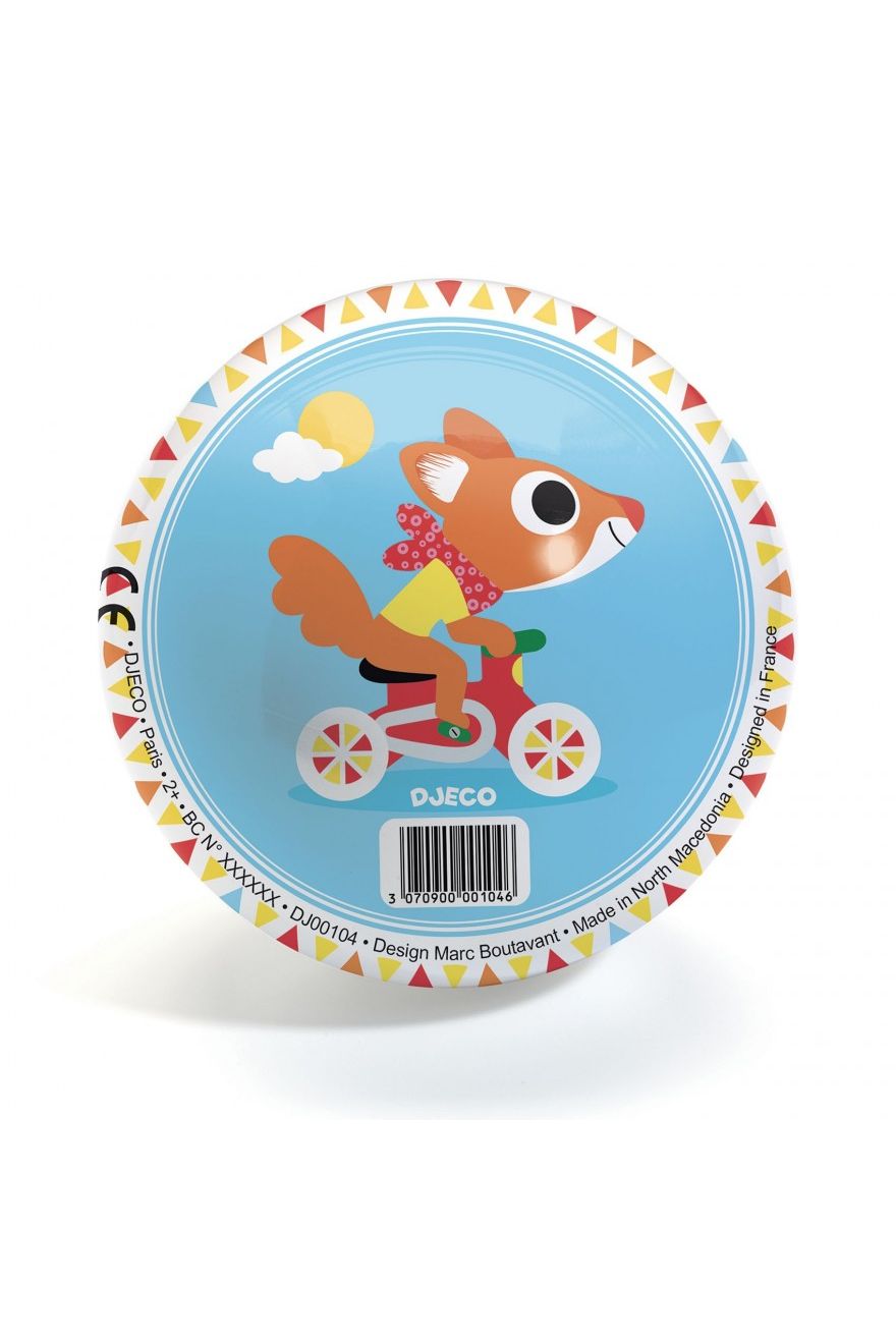 Ball - Cute race Ball (12cm) van Djeco | Kids Conceptstore Le Fanfare