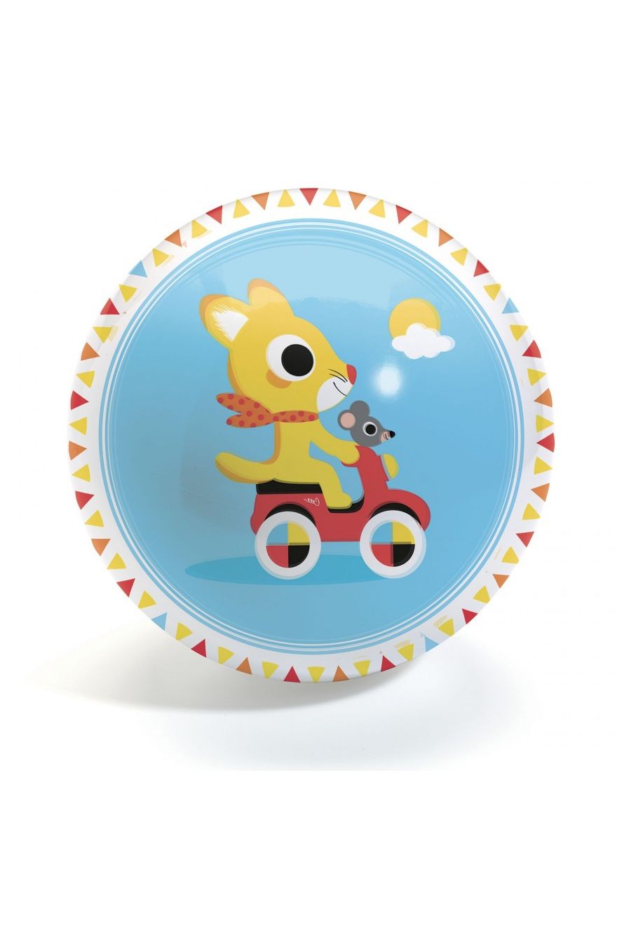 Ball - Cute race Ball (12cm) van Djeco | Kids Conceptstore Le Fanfare