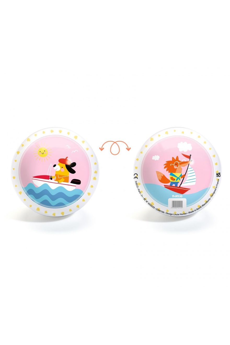 Ball - Love boat ball (12cm) van Djeco | Kids Conceptstore Le Fanfare