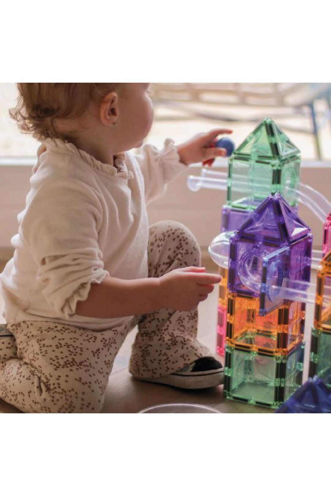 Ball Run Creative Pack Pastel 70 Stuks van Cleverclixx | Kids Conceptstore Le Fanfare