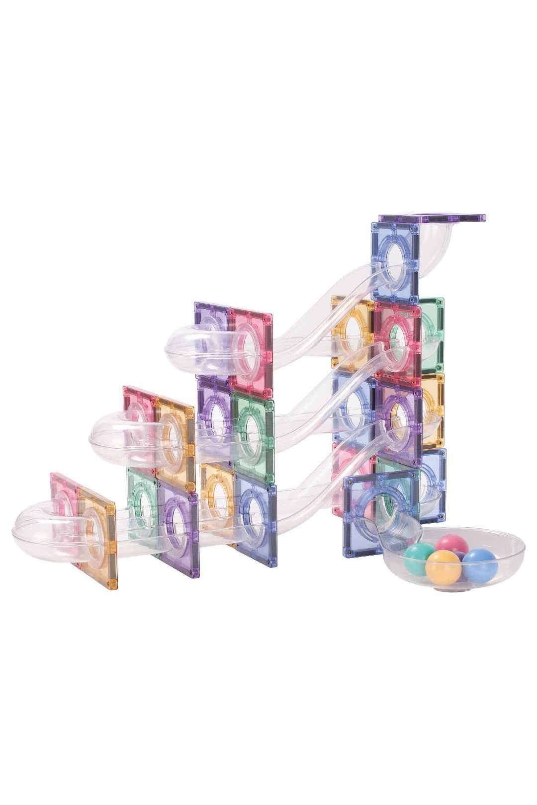 Ball Run Creative Pack Pastel 70 Stuks van Cleverclixx | Kids Conceptstore Le Fanfare