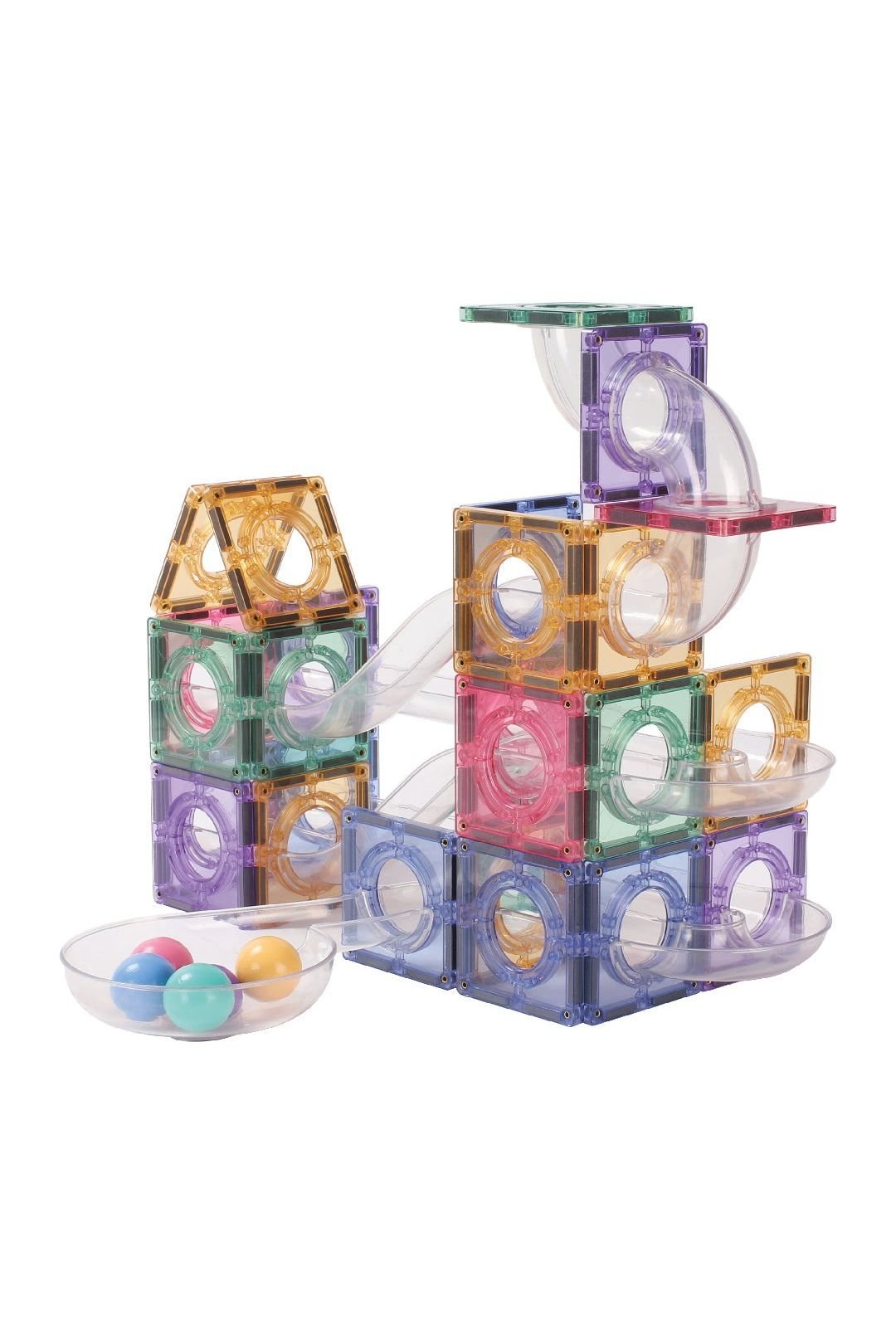 Ball Run Creative Pack Pastel 70 Stuks van Cleverclixx | Kids Conceptstore Le Fanfare