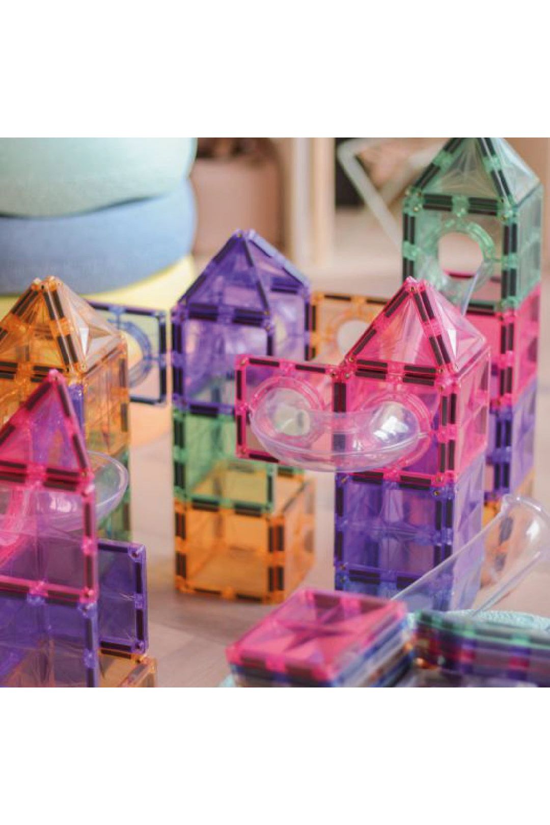 Ball Run Creative Pack Pastel 70 Stuks van Cleverclixx | Kids Conceptstore Le Fanfare