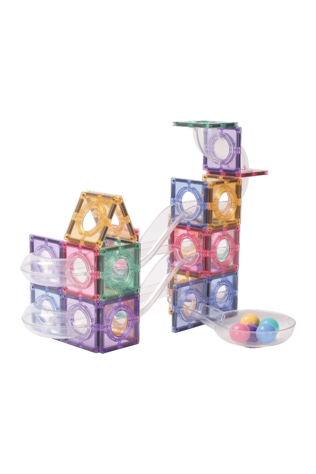 Ball Run Creative Pack Pastel 70 Stuks van Cleverclixx | Kids Conceptstore Le Fanfare