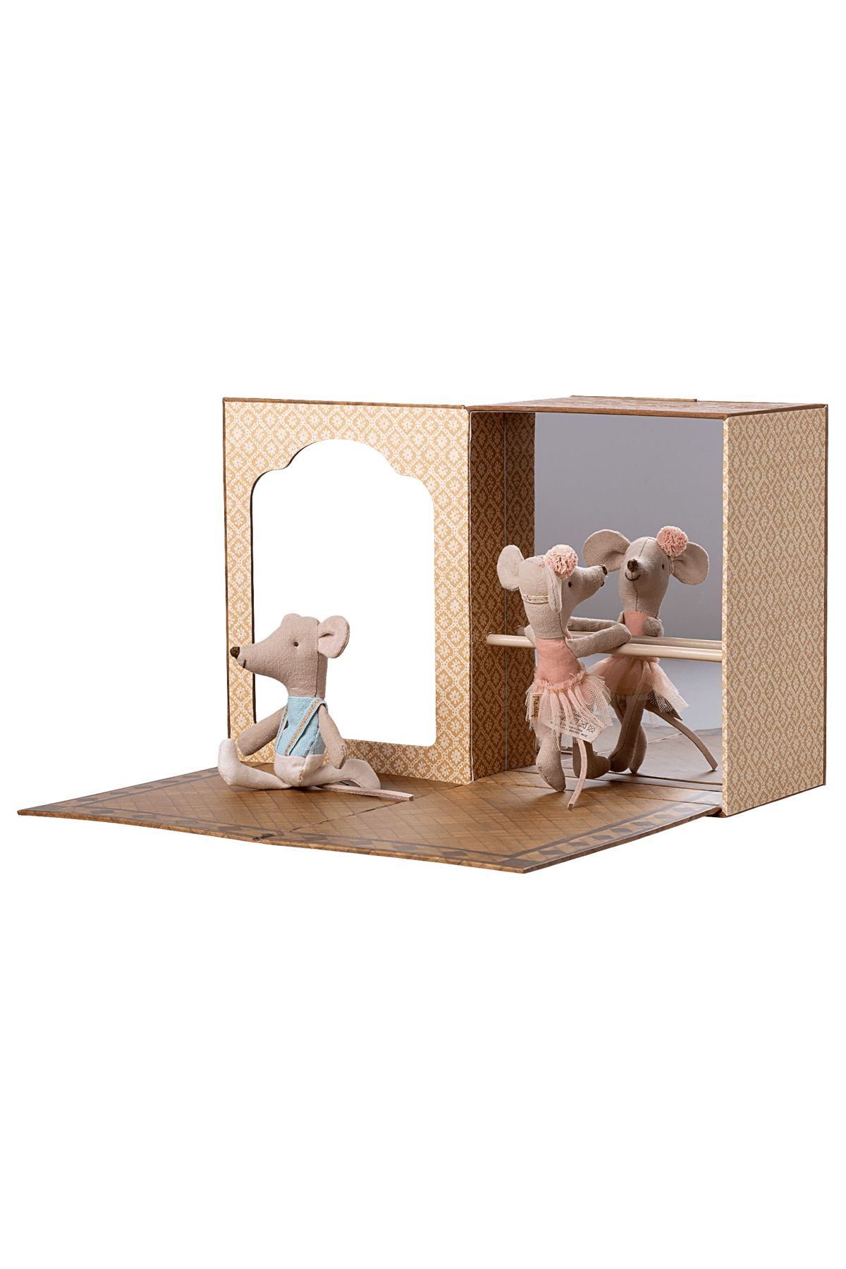 Ballet mice in dance studio, Little sister and brother van Maileg | Kids Conceptstore Le Fanfare