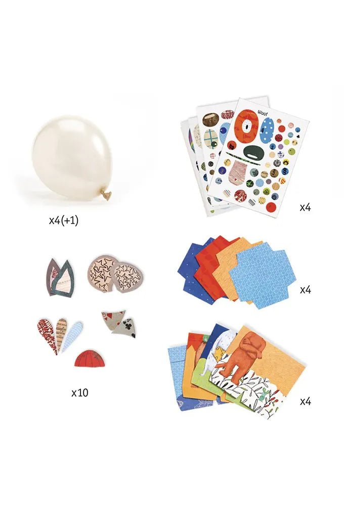 Ballonnen Versieren Dieren van Djeco | Kids Conceptstore Le Fanfare