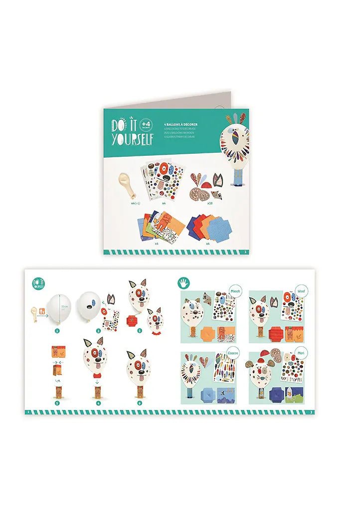 Ballonnen Versieren Dieren van Djeco | Kids Conceptstore Le Fanfare
