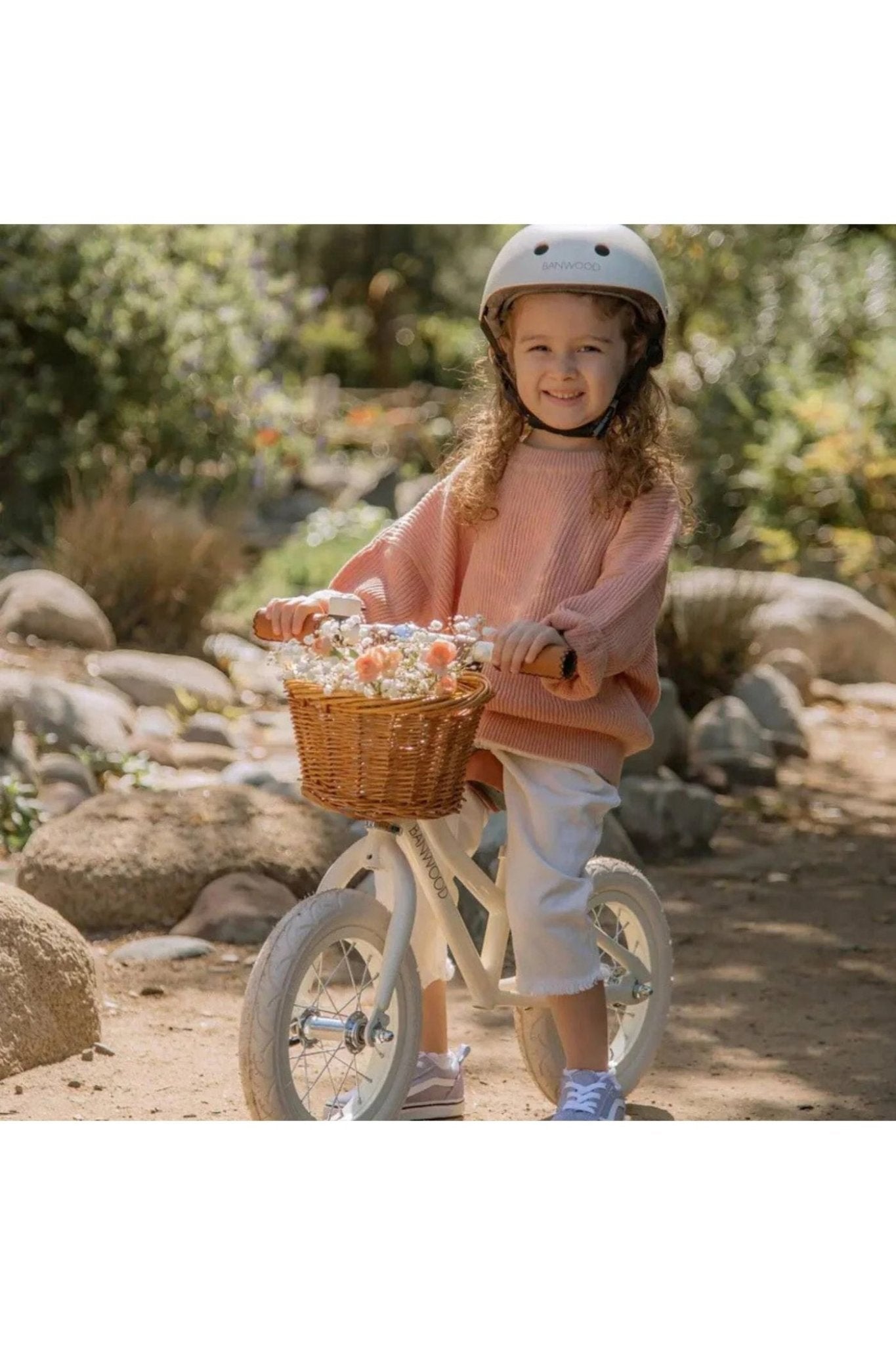 Banwood balance bike first go vintage - cream van Banwood | Kids Conceptstore Le Fanfare