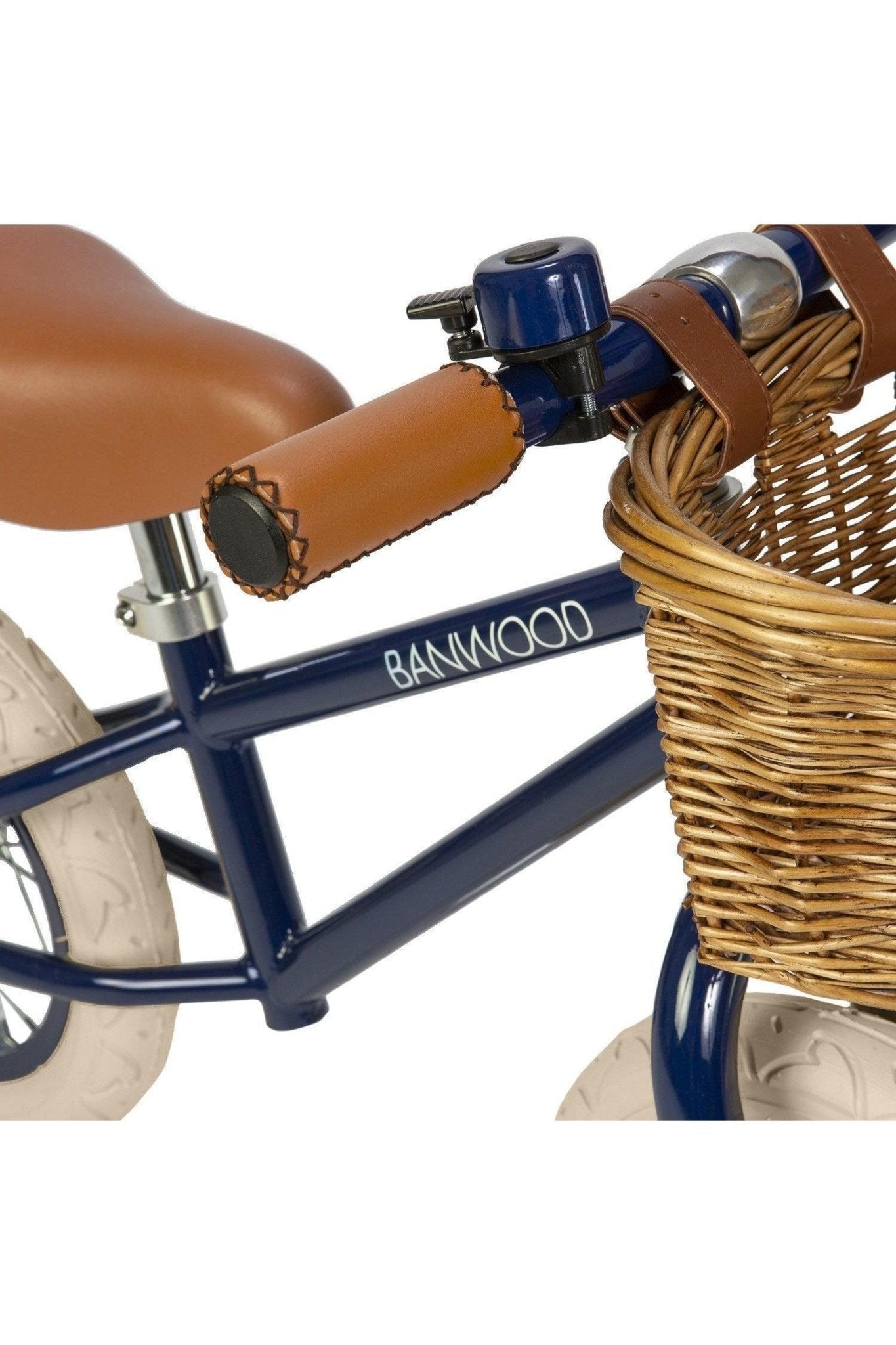 Banwood balance bike first go vintage - navy blue van Banwood | Kids Conceptstore Le Fanfare