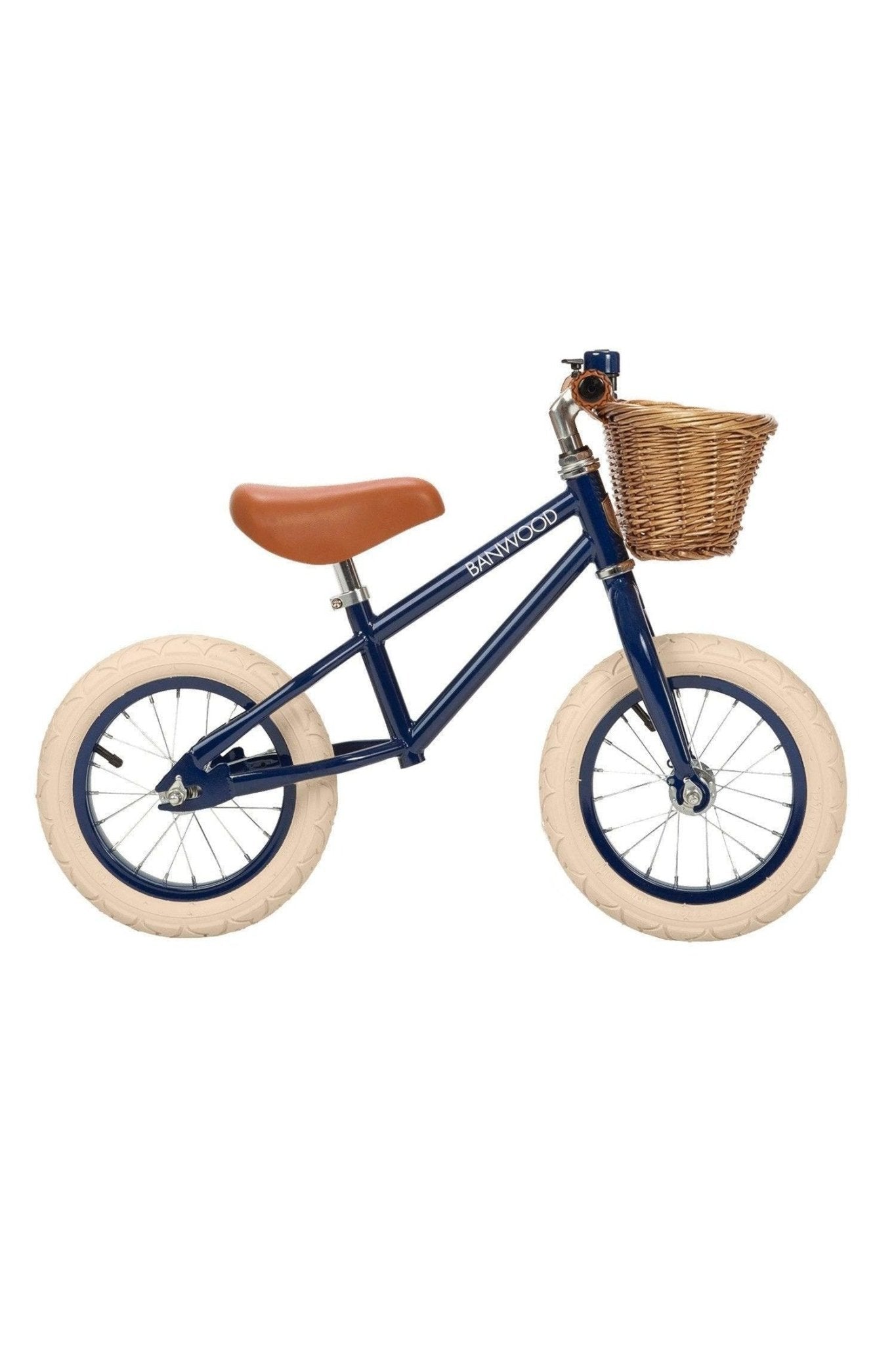 Banwood balance bike first go vintage - navy blue van Banwood | Kids Conceptstore Le Fanfare