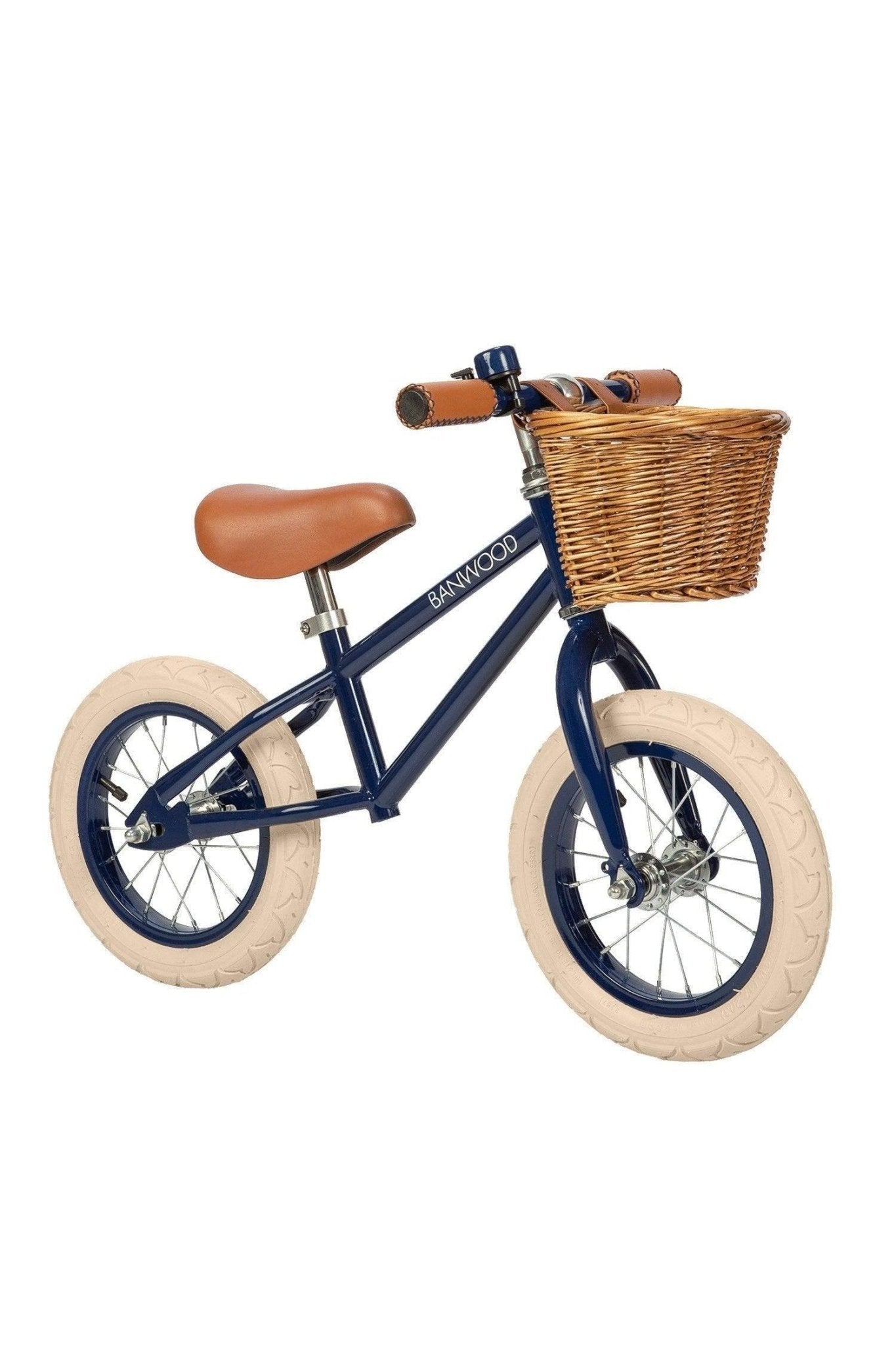 Banwood balance bike first go vintage - navy blue van Banwood | Kids Conceptstore Le Fanfare