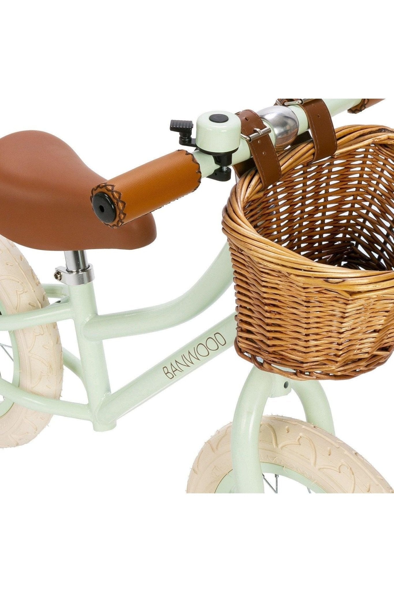 Banwood balance bike first go vintage - pale mint van Banwood | Kids Conceptstore Le Fanfare