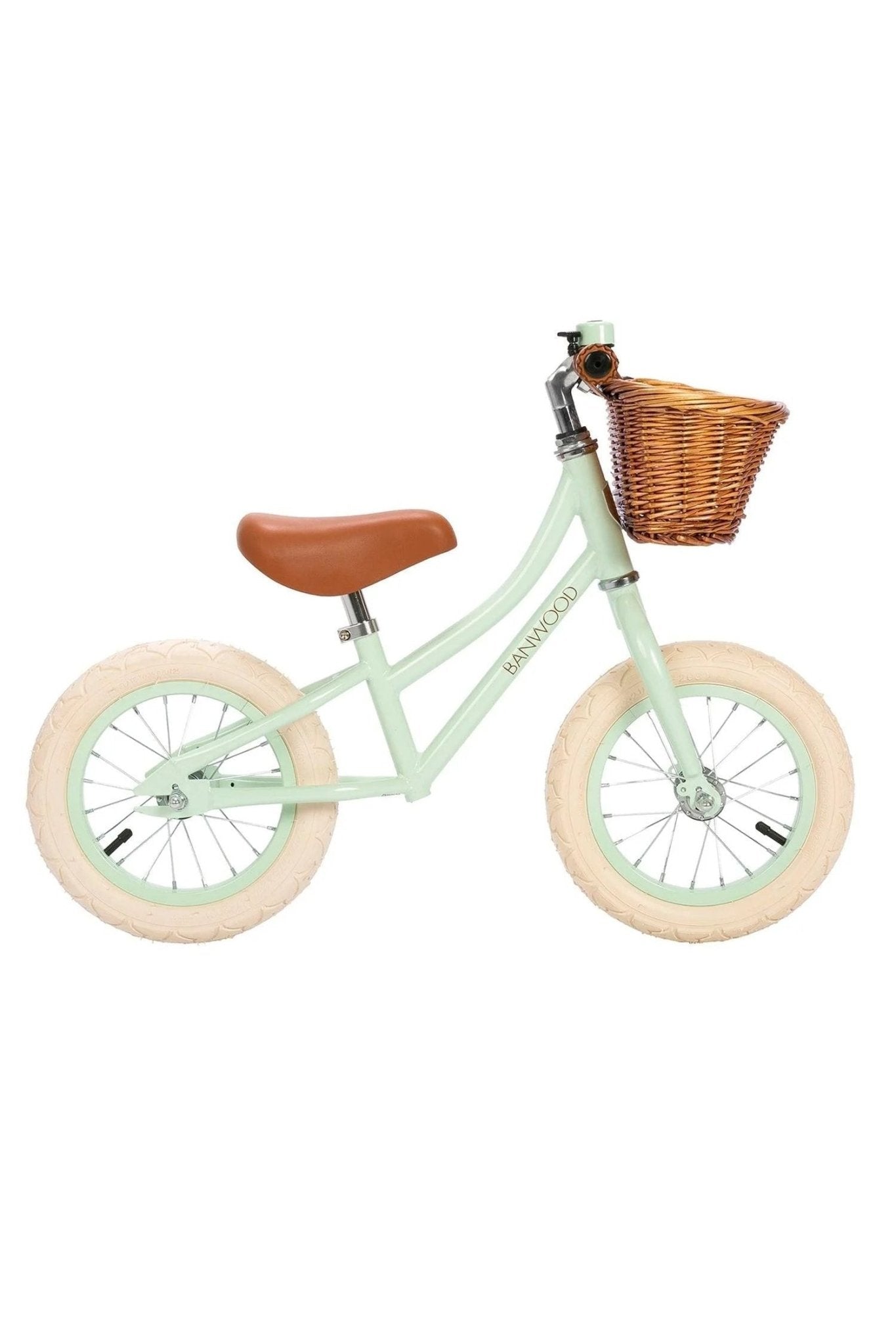 Banwood balance bike first go vintage - pale mint van Banwood | Kids Conceptstore Le Fanfare