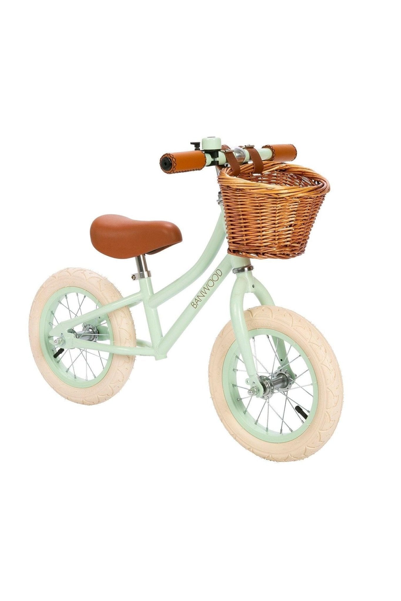 Banwood balance bike first go vintage - pale mint van Banwood | Kids Conceptstore Le Fanfare