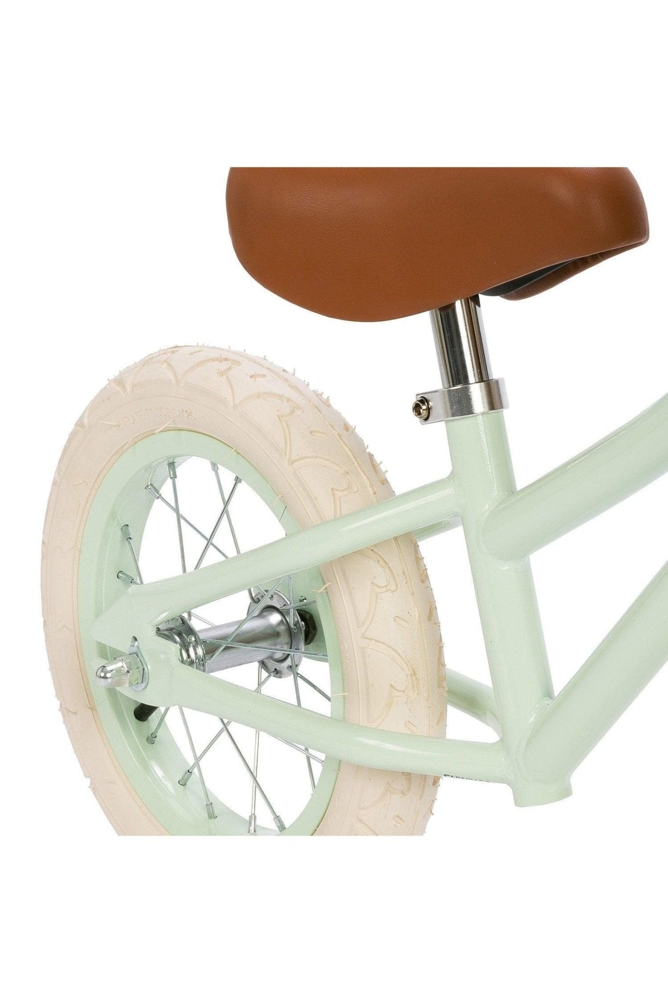Banwood balance bike first go vintage - pale mint van Banwood | Kids Conceptstore Le Fanfare