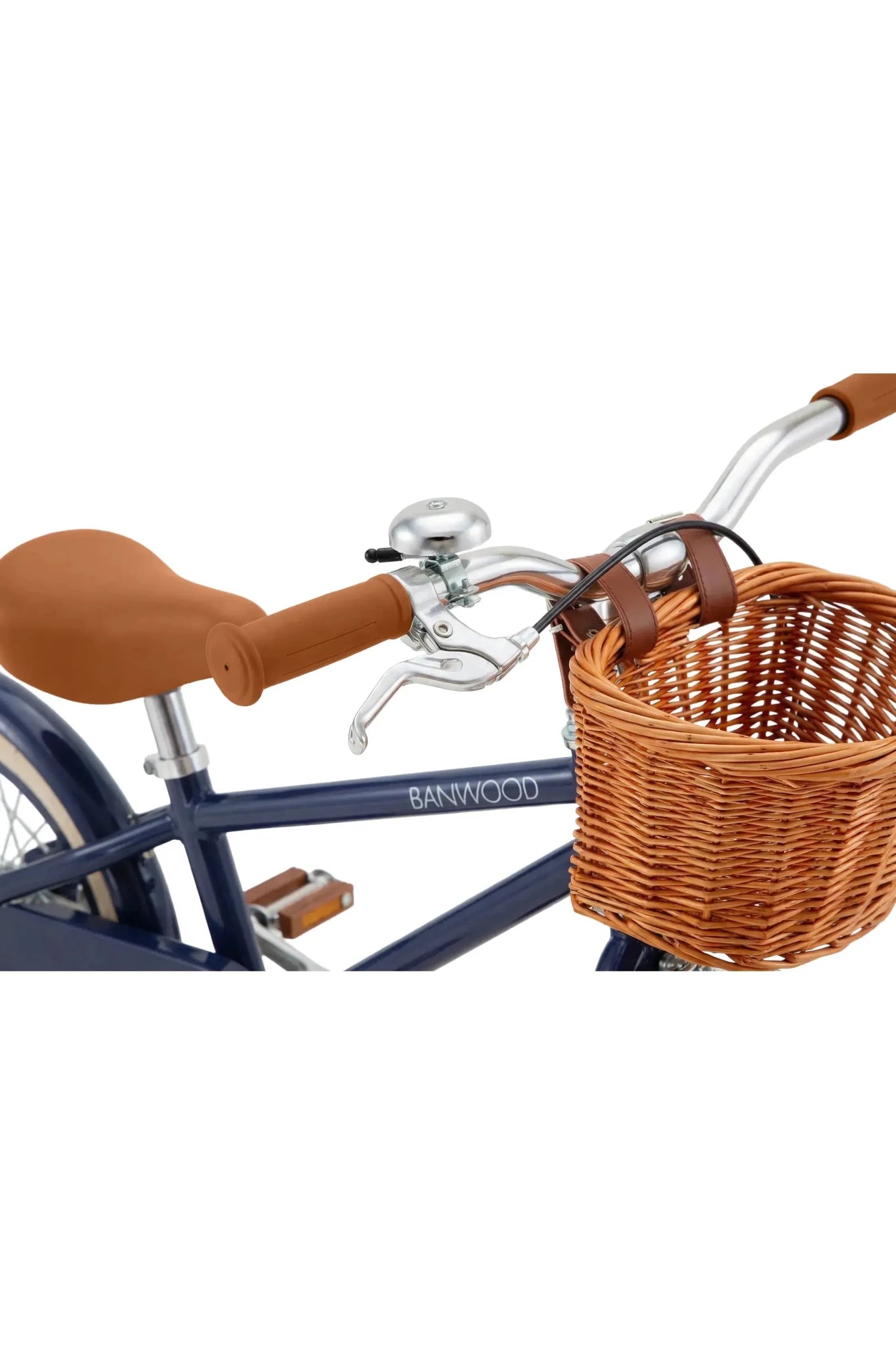 Banwood classic bike 14" vintage - navyblue van Banwood | Kids Conceptstore Le Fanfare
