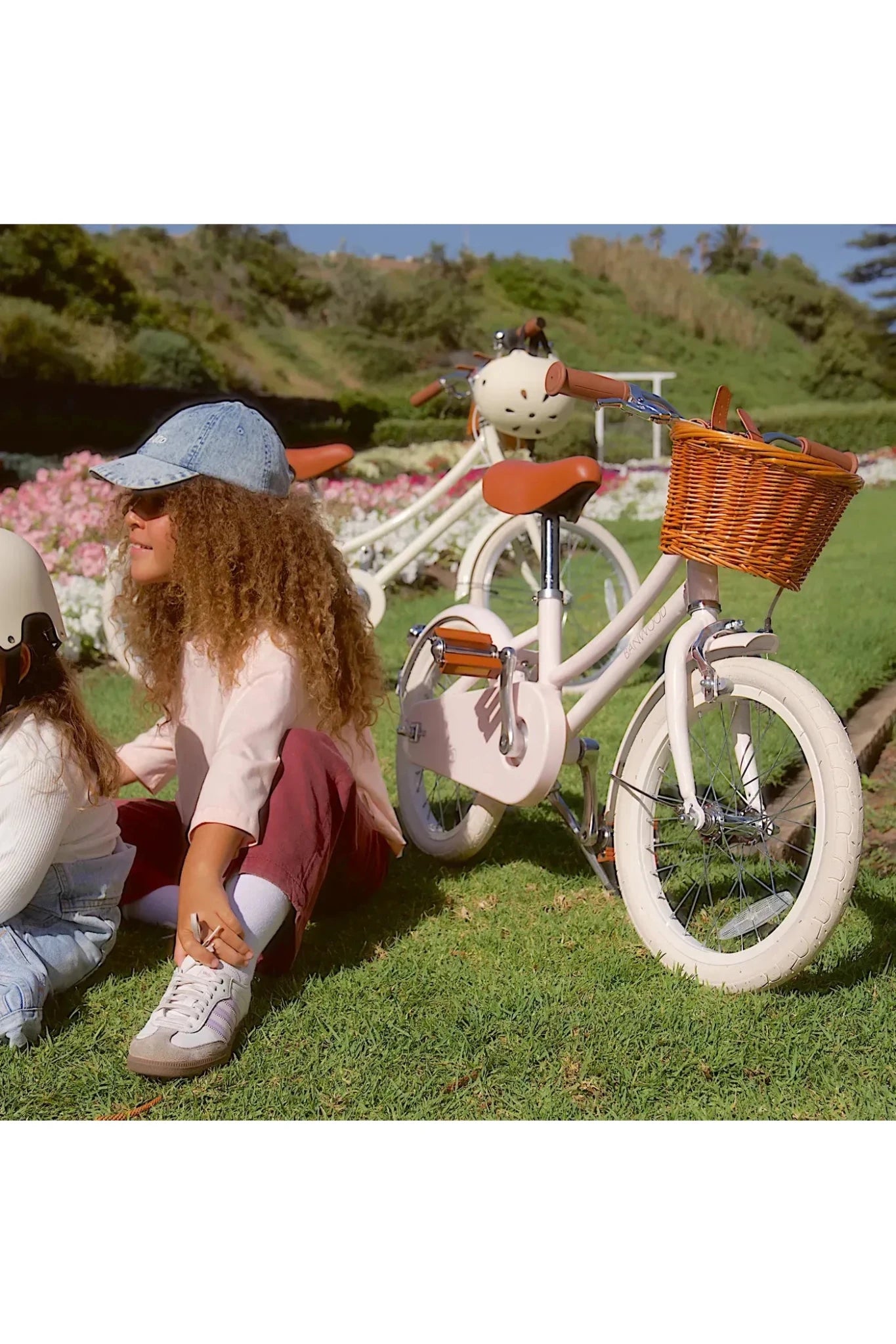 Banwood classic bike 16" vintage - pink van Banwood | Kids Conceptstore Le Fanfare