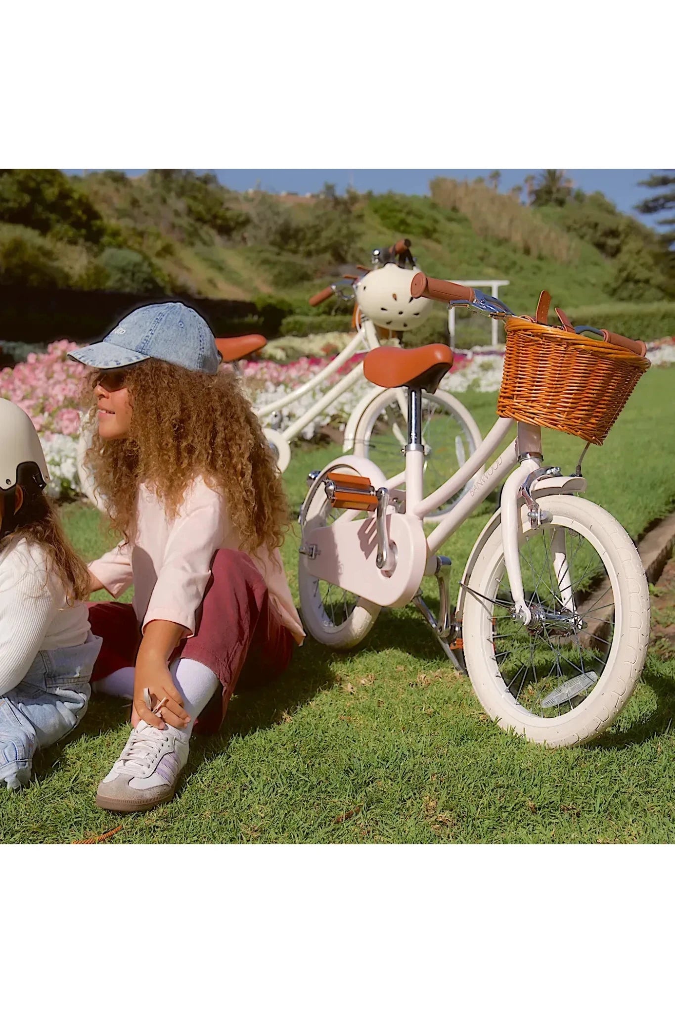 Banwood classic bike 16" vintage - pink van Banwood | Kids Conceptstore Le Fanfare