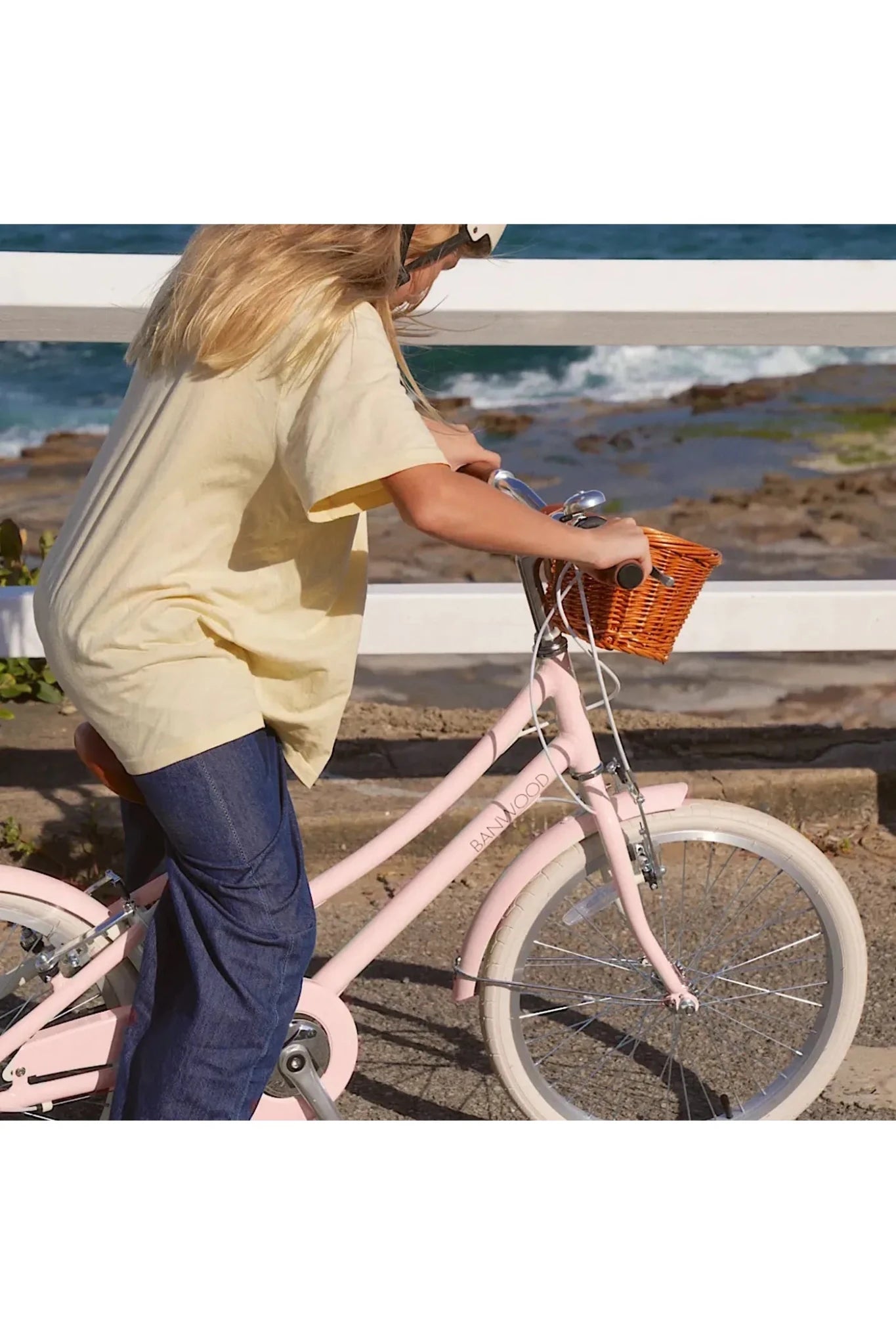Banwood classic bike 20" vintage - pink van Banwood | Kids Conceptstore Le Fanfare
