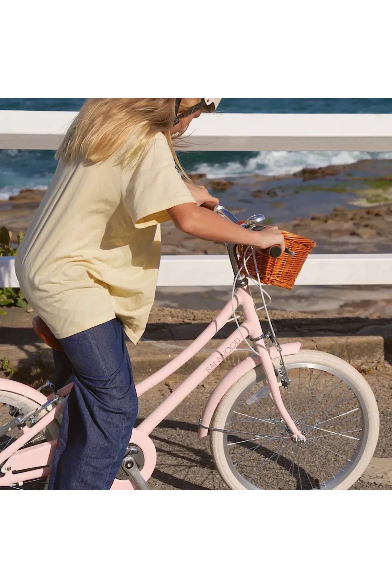 Banwood classic bike 20" vintage - pink van Banwood | Kids Conceptstore Le Fanfare