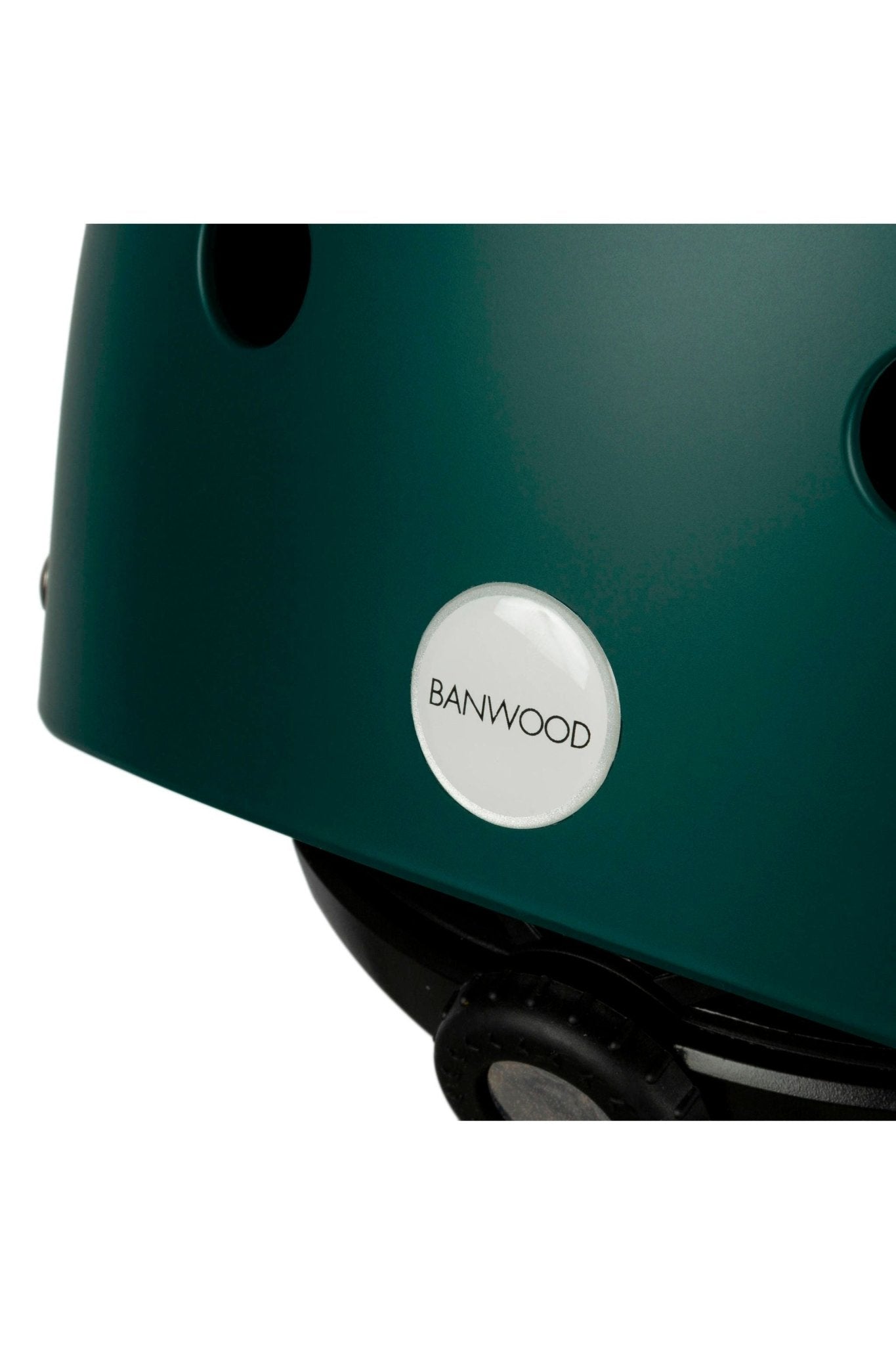 Banwood classic helmet - matte - dark green van Banwood | Kids Conceptstore Le Fanfare