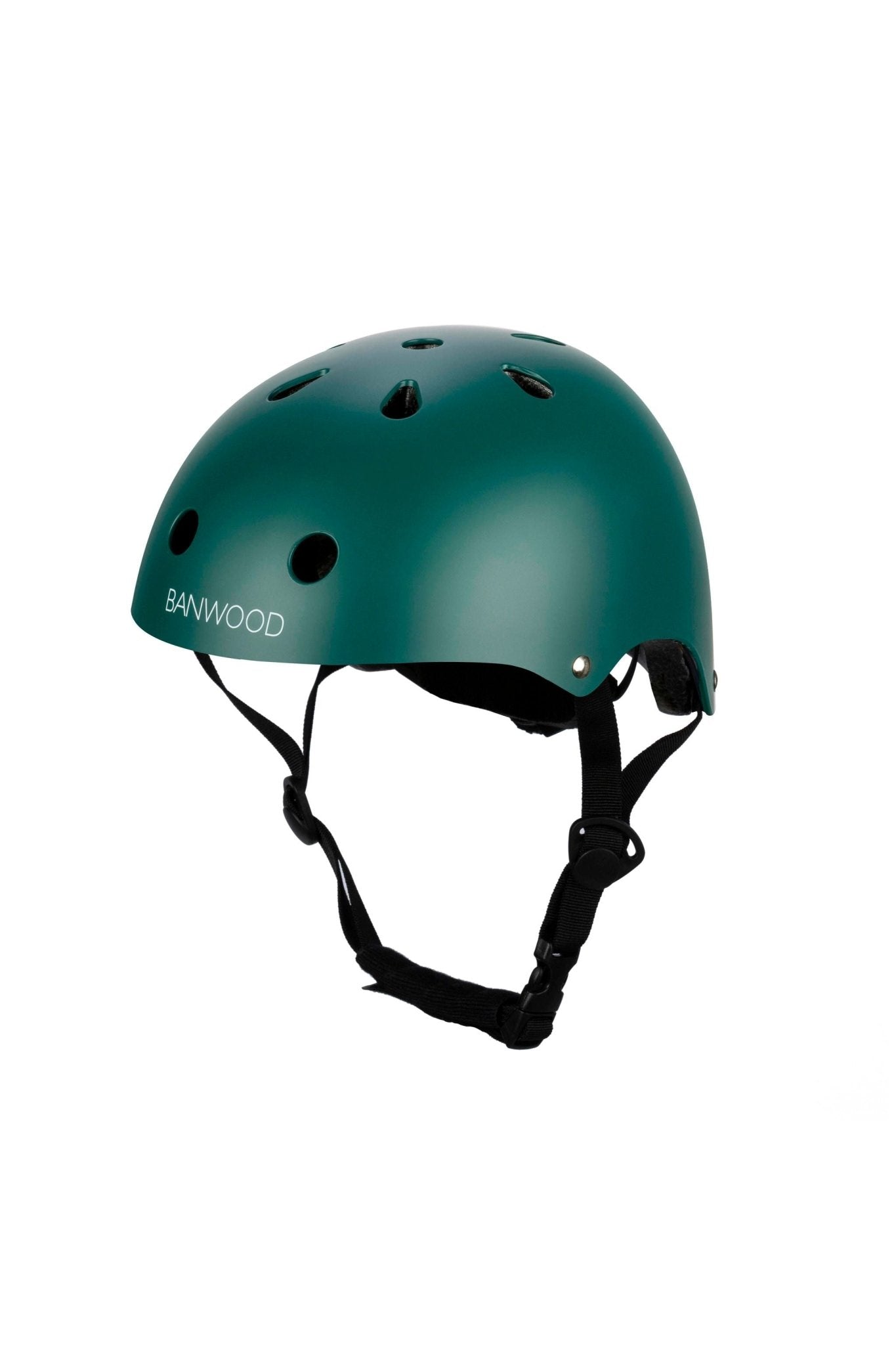 Banwood classic helmet - matte - dark green van Banwood | Kids Conceptstore Le Fanfare