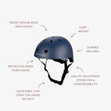 Banwood classic helmet - matte - navy blue van Banwood | Kids Conceptstore Le Fanfare
