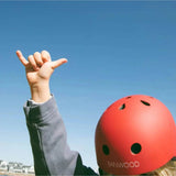Banwood classic helmet - matte - red van Banwood | Kids Conceptstore Le Fanfare