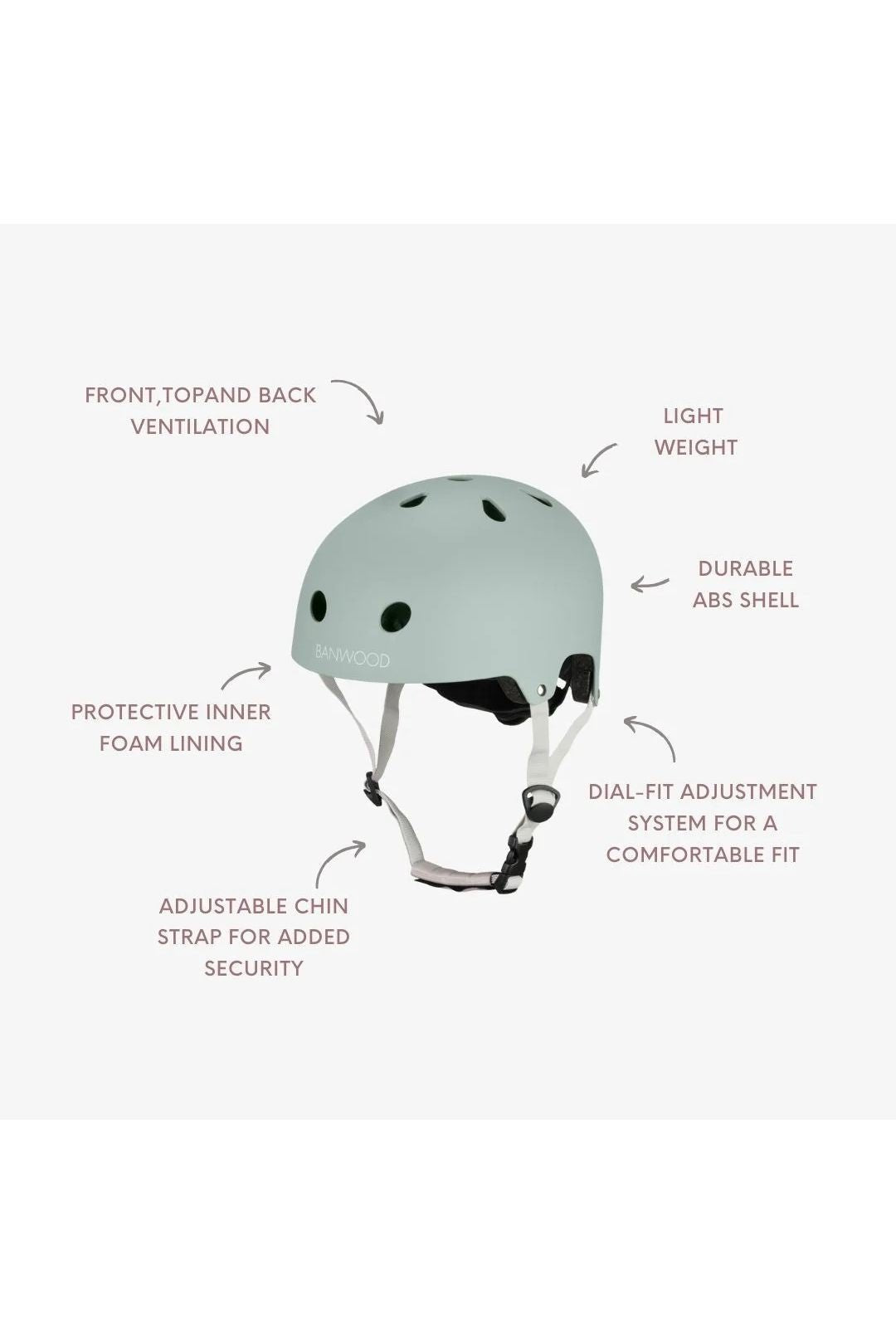 Banwood eco helmet - clay van Banwood | Kids Conceptstore Le Fanfare
