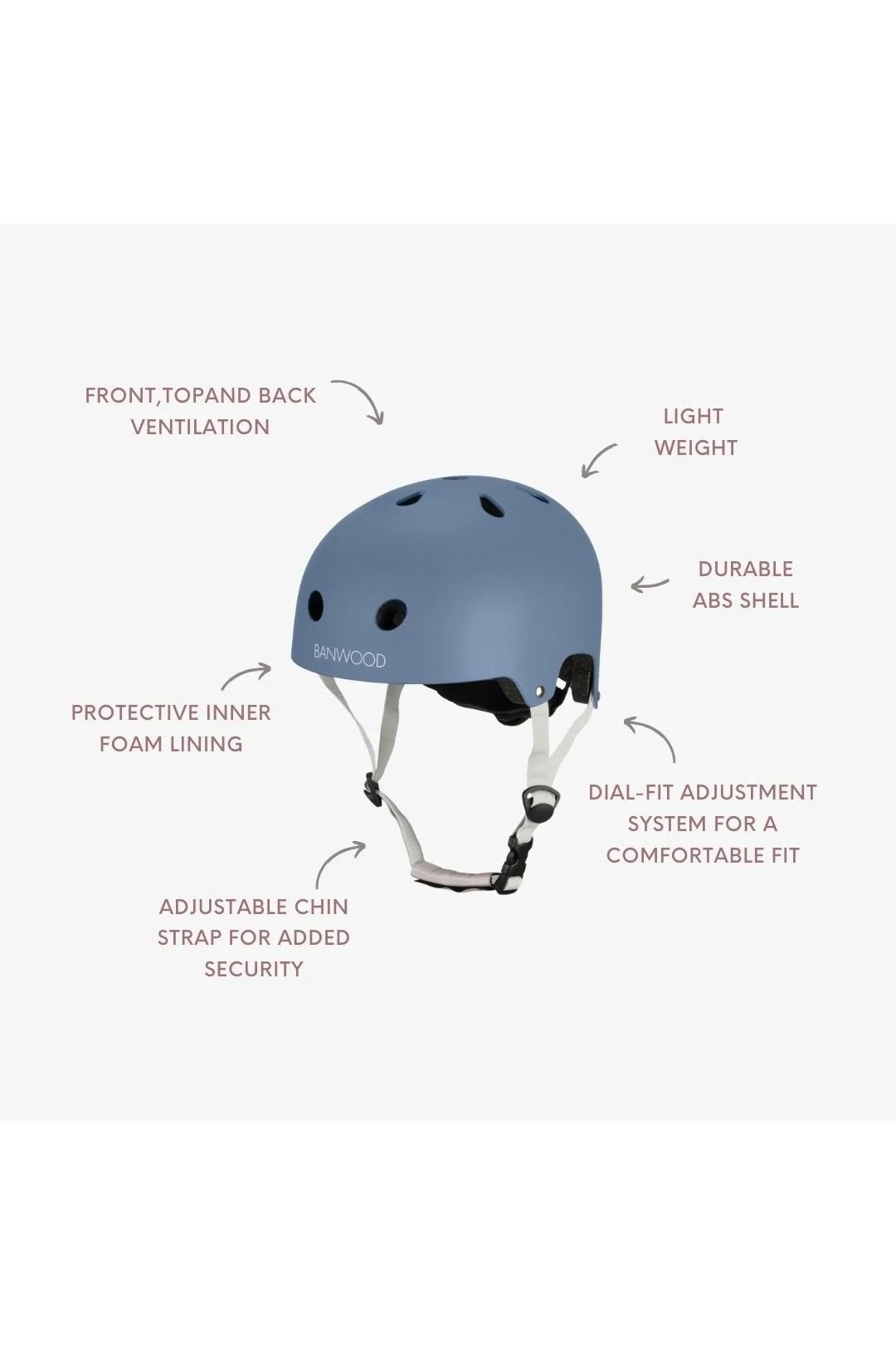 Banwood eco helmet - deep sea van Banwood | Kids Conceptstore Le Fanfare