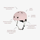 Banwood eco helmet - faded pink van Banwood | Kids Conceptstore Le Fanfare