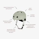 Banwood eco helmet - olive van Banwood | Kids Conceptstore Le Fanfare
