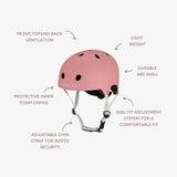 Banwood eco helmet - raspberry van Banwood | Kids Conceptstore Le Fanfare