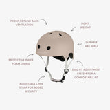 Banwood eco helmet - sand van Banwood | Kids Conceptstore Le Fanfare
