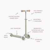 Banwood eco scooter - olive van Banwood | Kids Conceptstore Le Fanfare