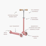 Banwood eco scooter - raspberry van Banwood | Kids Conceptstore Le Fanfare